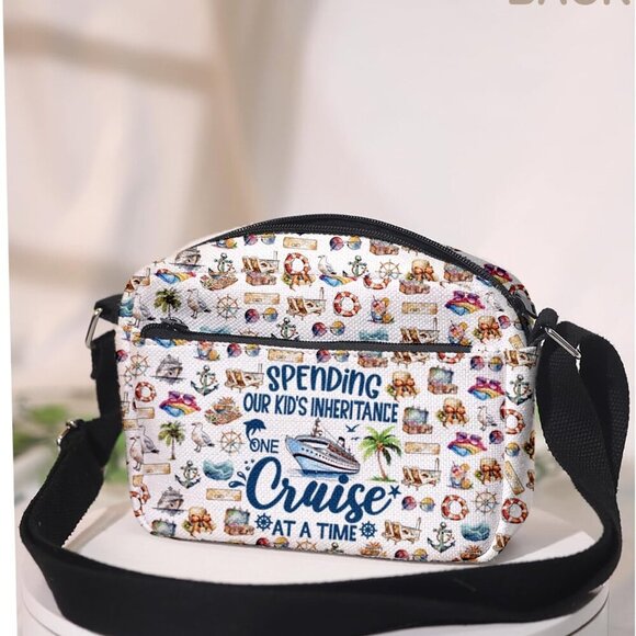 One Cruise At A Time: Elegant Crossbody Bag for Travel Enthusiasts - Picture 5 of 7